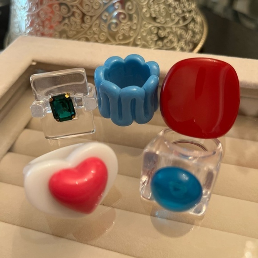 5 Piece Ring Set
